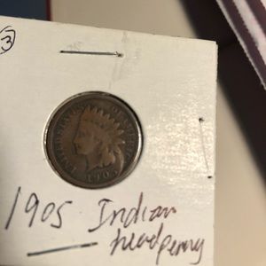 1905 Indian head penny